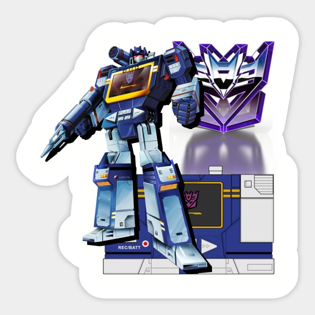 Masterpiece Soundwave Sticker by Draconis130